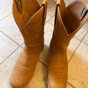 Tecovas Brown Leather Western Boots